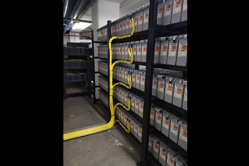 Industrial-scale UPS Battery Bank Swap-out